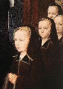Gerard David Triptych of Jean Des Trompes oil painting